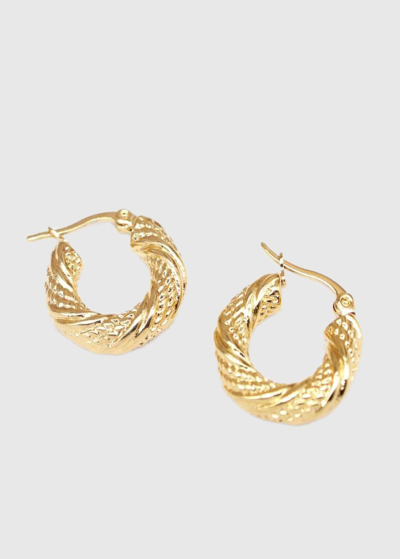 Alexandra gold-colored earrings