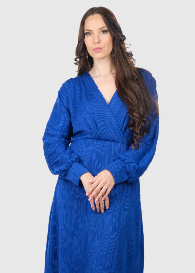 Alberta blue long evening dress