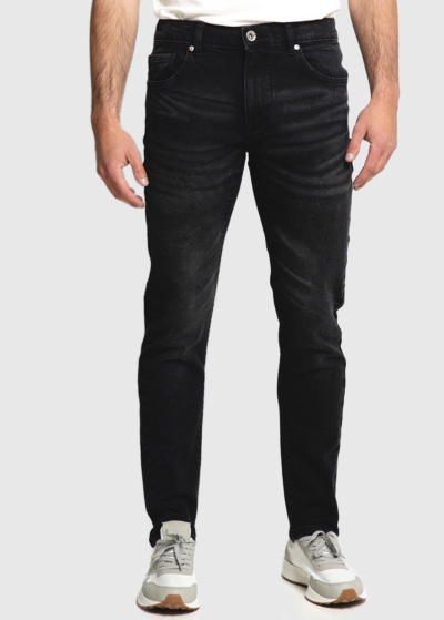 Eustorgio Slim Fit черные мужские джинсы