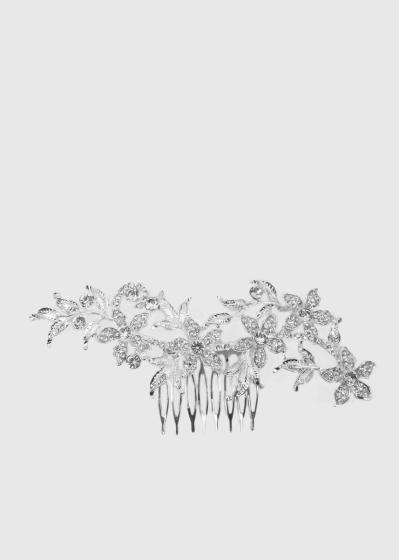 Natalina silver-colored hairpin with crystals