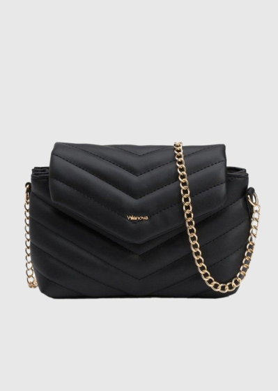 Ebe melna sieviešu soma ar rokturi-ķēdīti 