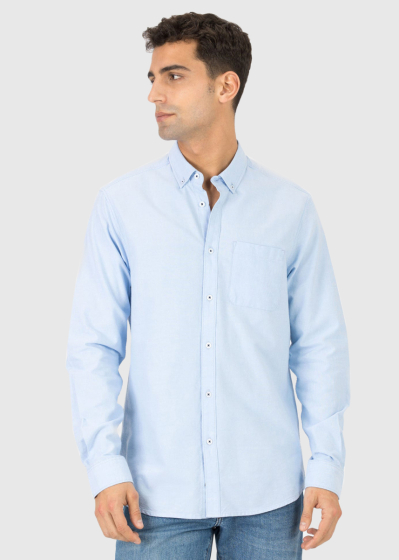 Regular Fit light blue shirt