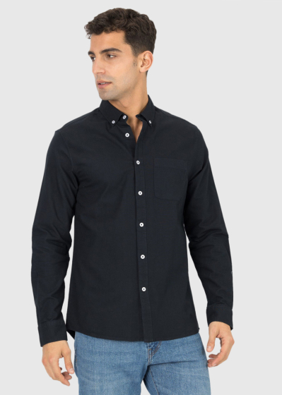 Regular Fit dark blue shirt