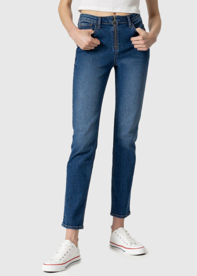 Slim Fit blue women's jeans