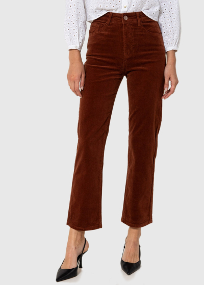 Romilda brown women's pants