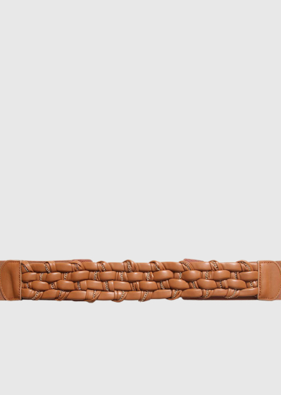 Palmina light brown women's belt