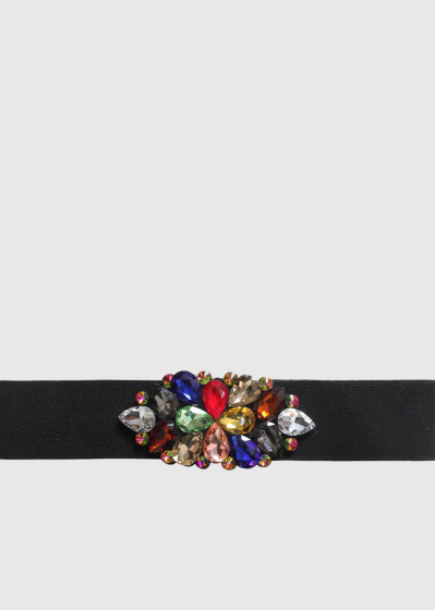 Penelope black belt with decor