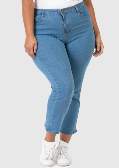 Esmeralda Plus Size light blue women's jeans