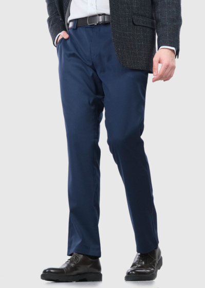 Beppe Slim Fit tumši zilas vīriešu bikses