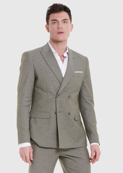 Bertrando Slim Fit khaki mens suit