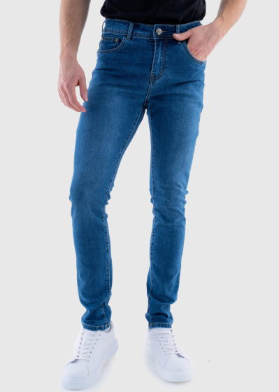 Slim Fit blue men's jeans