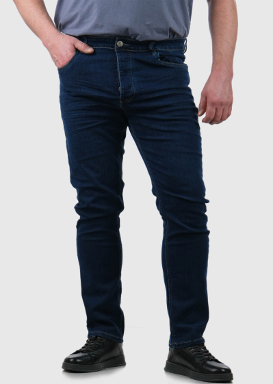 Regular Fit синие джинсы Больших размеров