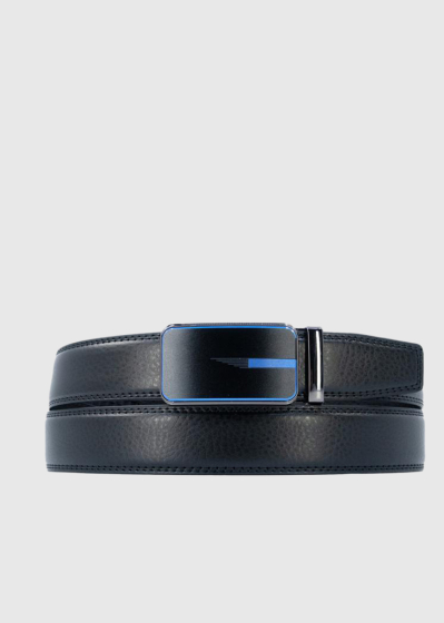 Gabriele black leather belt