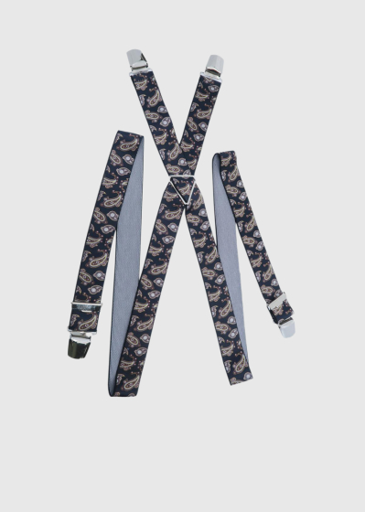 Fabio suspenders with a print