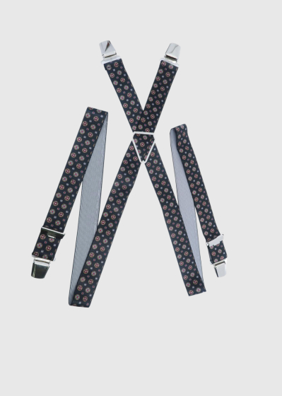 Fabio suspenders with a print
