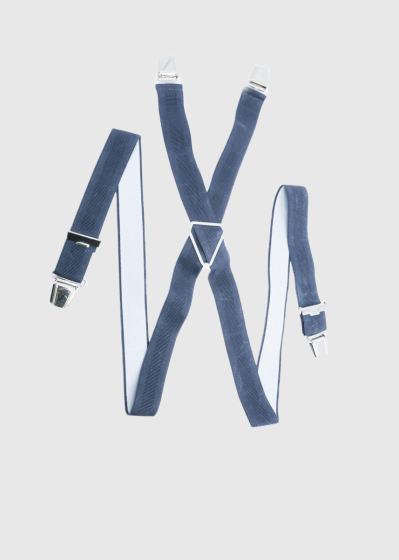 Fulgenzio dark grey mens suspenders