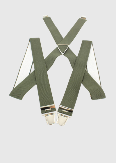 Ersilio khaki mens suspenders