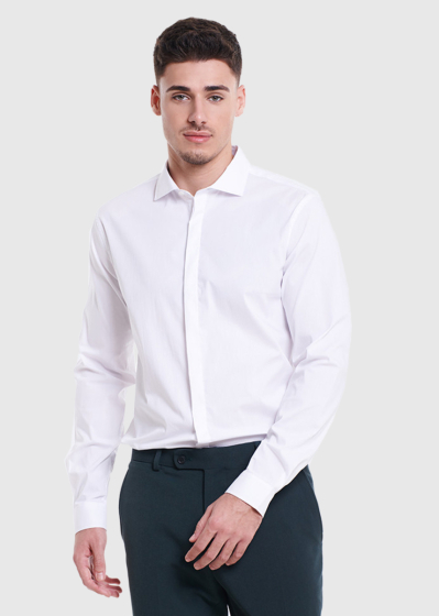 Nicolo Slim Fit balts krekls
