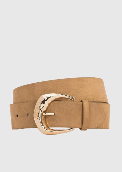 Beige women's belt