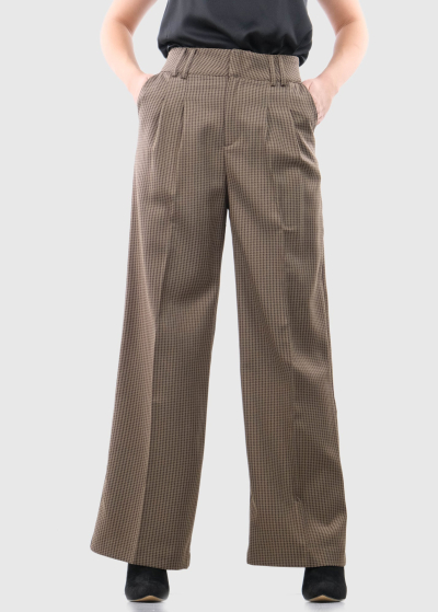 Mirella brown womens flared pants