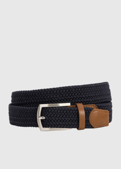 Dark blue men's belt